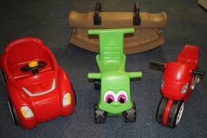 Ride Ons and See Saw