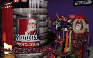 Santa's Cabin Photo Booth